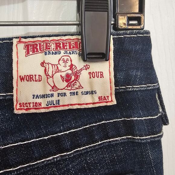 True Religion Julie Low Rise Flap Pocket Skinny Jeans Size 28 - Picture 3 of 5
